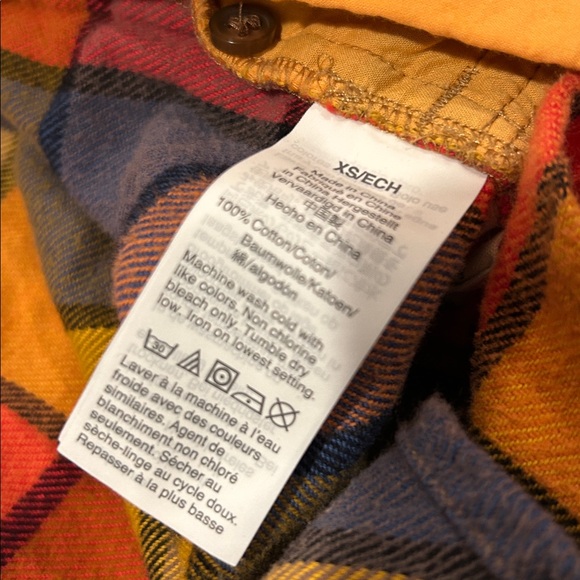 Madewell Multicolor Plaid Button Down Shirt Size XS - Picture 8 of 8